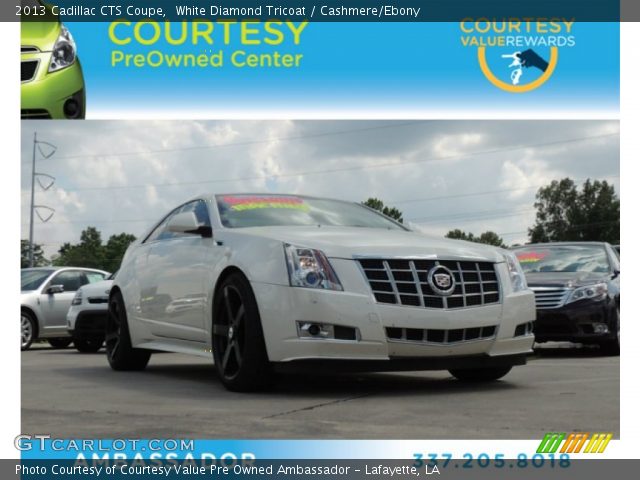 2013 Cadillac CTS Coupe in White Diamond Tricoat