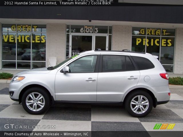 2012 Hyundai Santa Fe Limited in Titanium Metallic