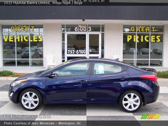 2013 Hyundai Elantra Limited in Indigo Night