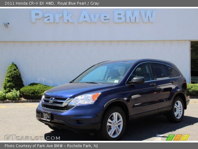 2011 Honda CR-V EX 4WD in Royal Blue Pearl