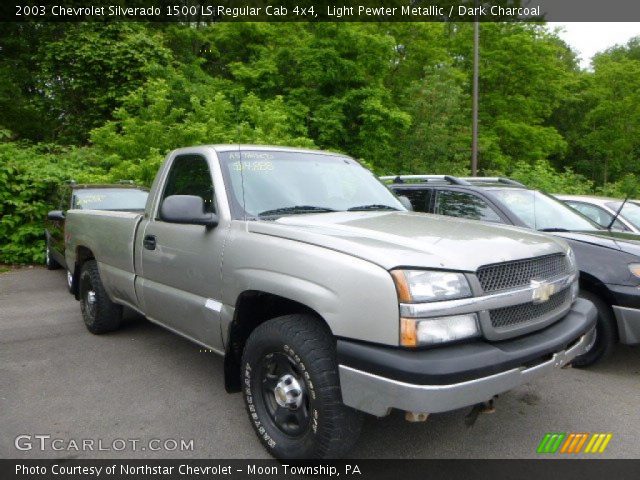 2003 Chevrolet Silverado 1500 LS Regular Cab 4x4 in Light Pewter Metallic