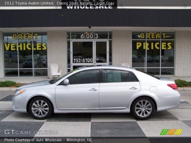 2011 Toyota Avalon Limited in Classic Silver Metallic