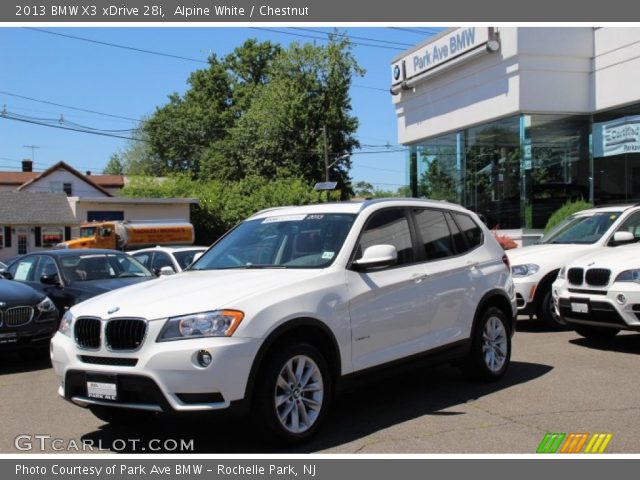 2013 BMW X3 xDrive 28i in Alpine White