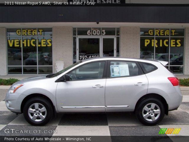 2011 Nissan Rogue S AWD in Silver Ice Metallic