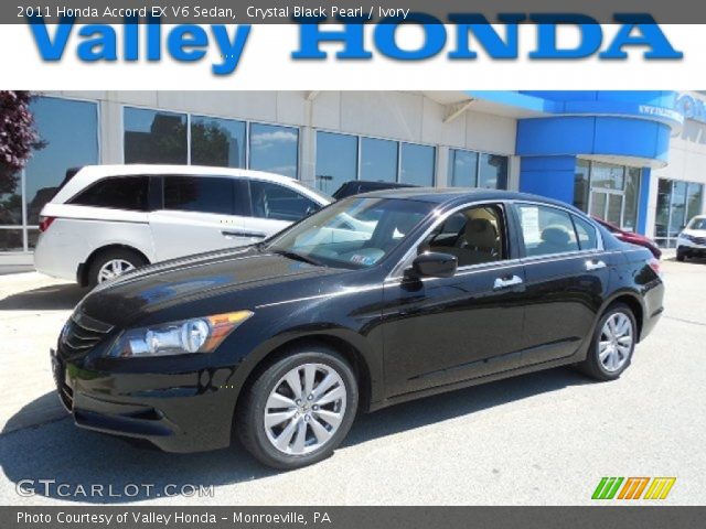 2011 Honda Accord EX V6 Sedan in Crystal Black Pearl