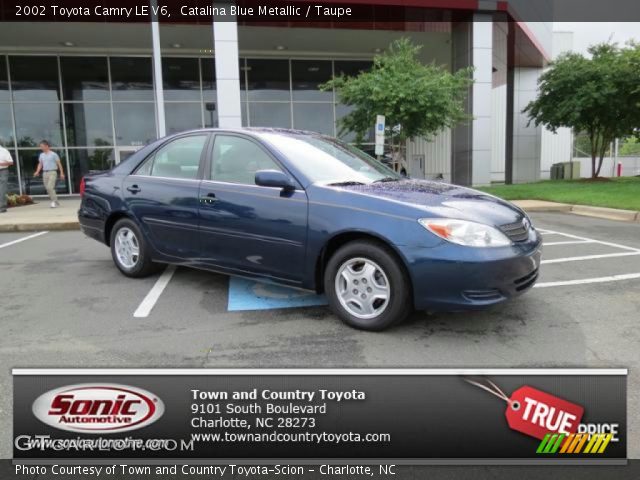 2002 Toyota Camry LE V6 in Catalina Blue Metallic