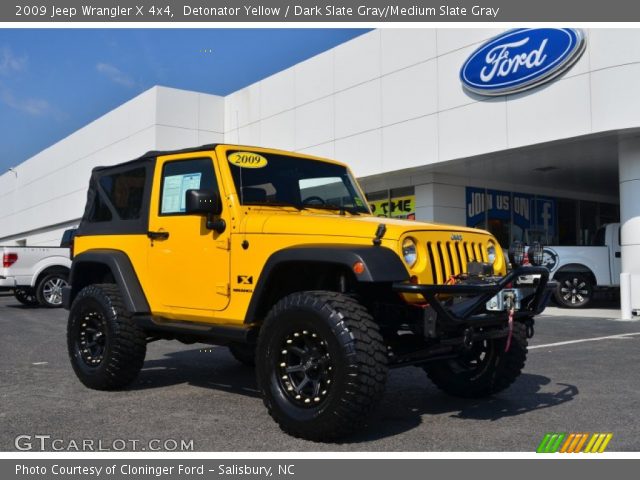 2009 Jeep Wrangler X 4x4 in Detonator Yellow