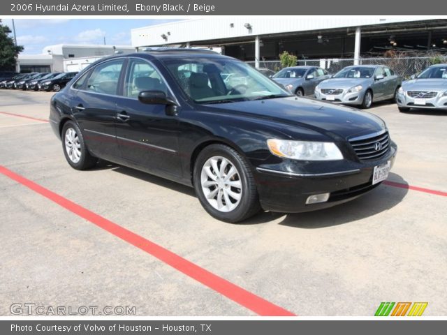 2006 Hyundai Azera Limited in Ebony Black