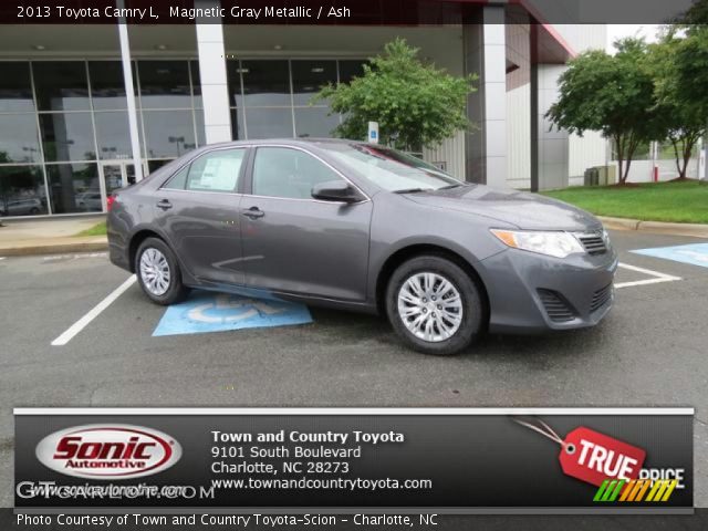 2013 Toyota Camry L in Magnetic Gray Metallic
