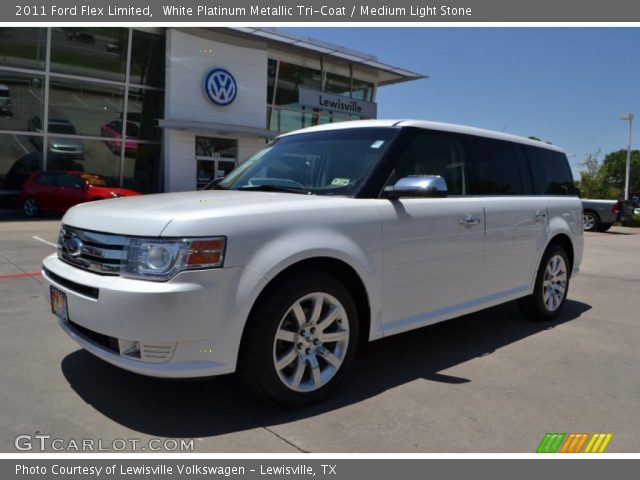 2011 Ford Flex Limited in White Platinum Metallic Tri-Coat