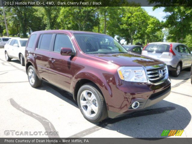 2013 Honda Pilot EX-L 4WD in Dark Cherry Pearl