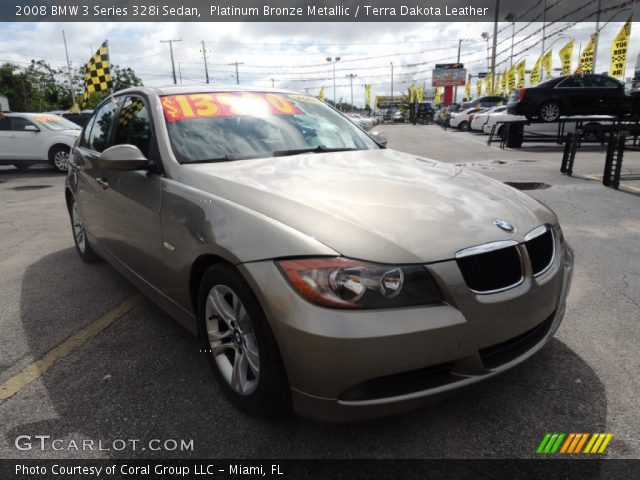 2008 BMW 3 Series 328i Sedan in Platinum Bronze Metallic