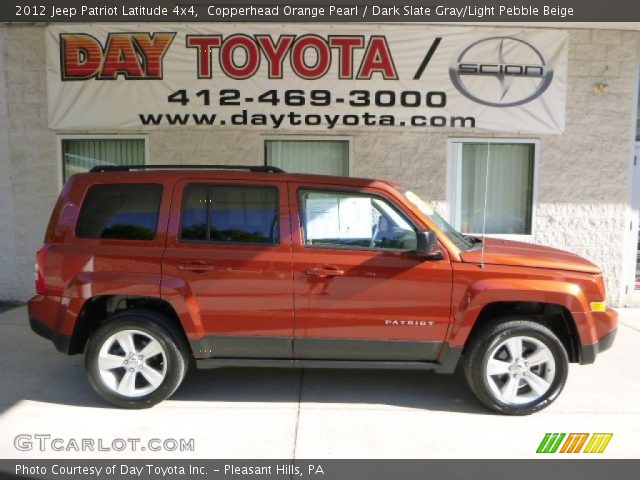 2012 Jeep Patriot Latitude 4x4 in Copperhead Orange Pearl