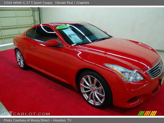 2009 Infiniti G 37 S Sport Coupe in Vibrant Red