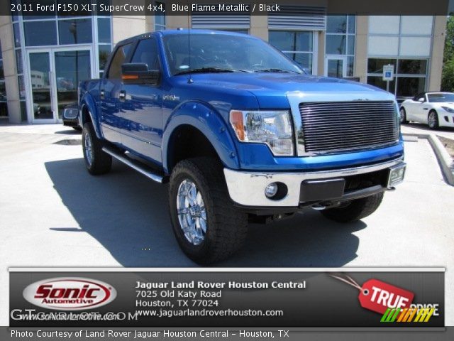 2011 Ford F150 XLT SuperCrew 4x4 in Blue Flame Metallic