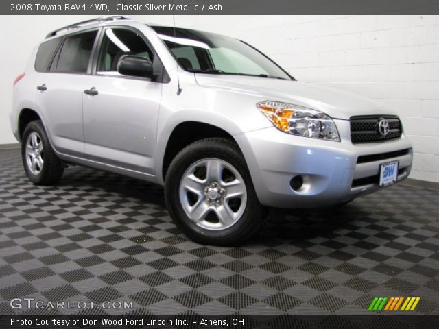 2008 Toyota RAV4 4WD in Classic Silver Metallic