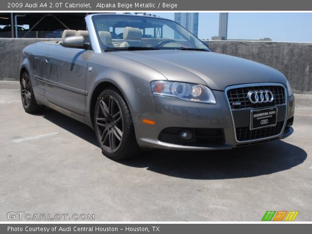 2009 Audi A4 2.0T Cabriolet in Alpaka Beige Metallic
