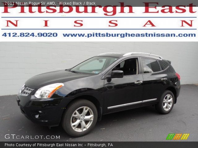 2011 Nissan Rogue SV AWD in Wicked Black