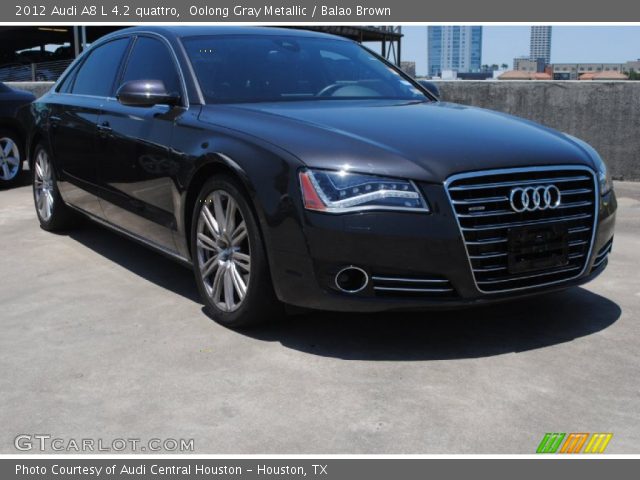 2012 Audi A8 L 4.2 quattro in Oolong Gray Metallic