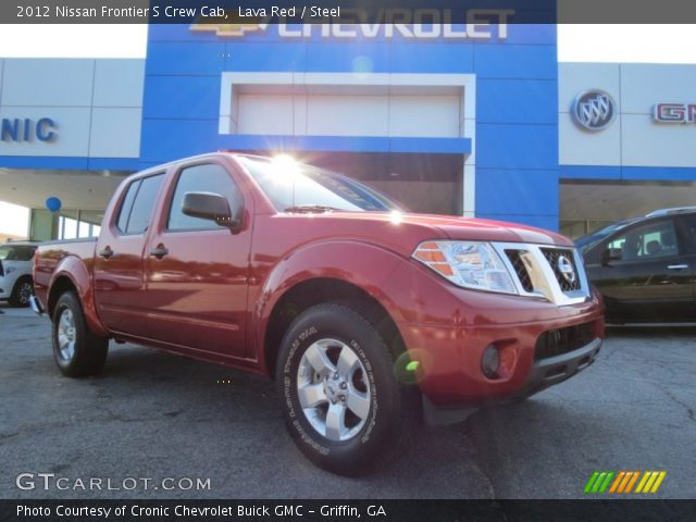 2012 Nissan Frontier S Crew Cab in Lava Red