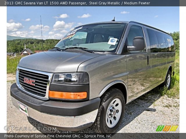 2013 GMC Savana Van LT 1500 AWD Passenger in Steel Gray Metallic