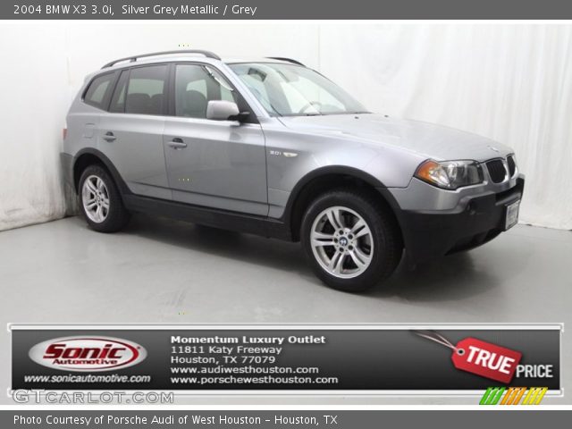 2004 BMW X3 3.0i in Silver Grey Metallic