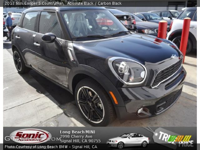 2013 Mini Cooper S Countryman in Absolute Black