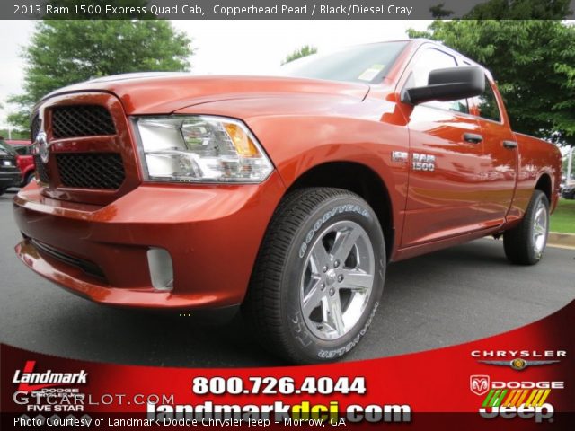 2013 Ram 1500 Express Quad Cab in Copperhead Pearl