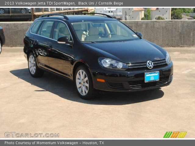 2013 Volkswagen Jetta TDI SportWagen in Black Uni
