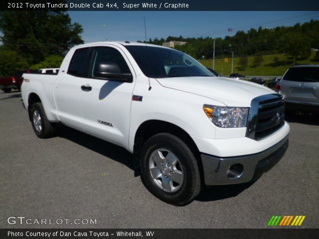 2012 Toyota Tundra Double Cab 4x4 in Super White