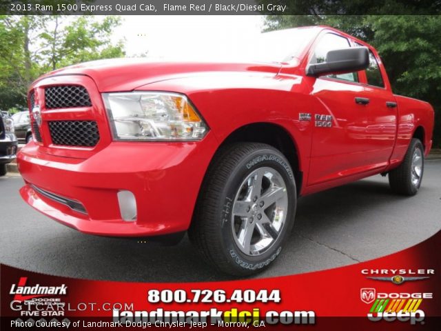 2013 Ram 1500 Express Quad Cab in Flame Red