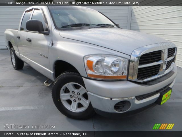 2006 Dodge Ram 1500 SLT Quad Cab in Bright Silver Metallic