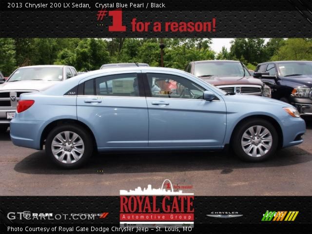 2013 Chrysler 200 LX Sedan in Crystal Blue Pearl