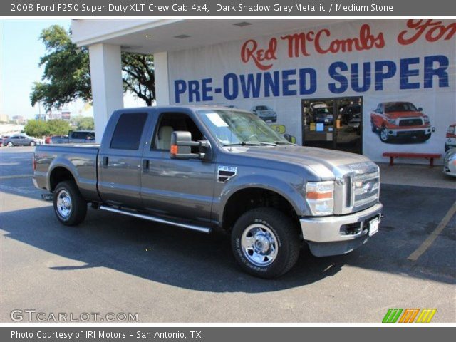 2008 Ford F250 Super Duty XLT Crew Cab 4x4 in Dark Shadow Grey Metallic
