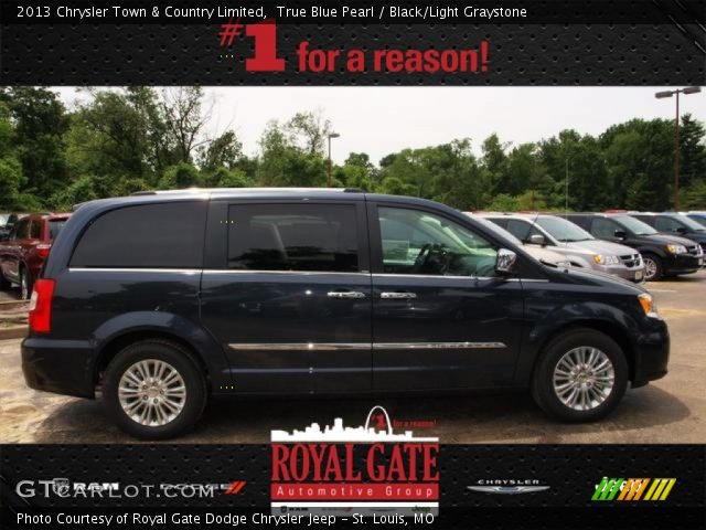 2013 Chrysler Town & Country Limited in True Blue Pearl