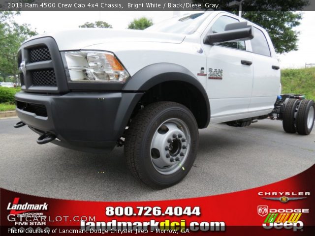 2013 Ram 4500 Crew Cab 4x4 Chassis in Bright White