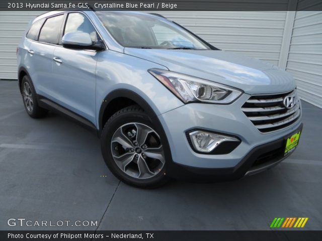 2013 Hyundai Santa Fe GLS in Crystalline Blue Pearl
