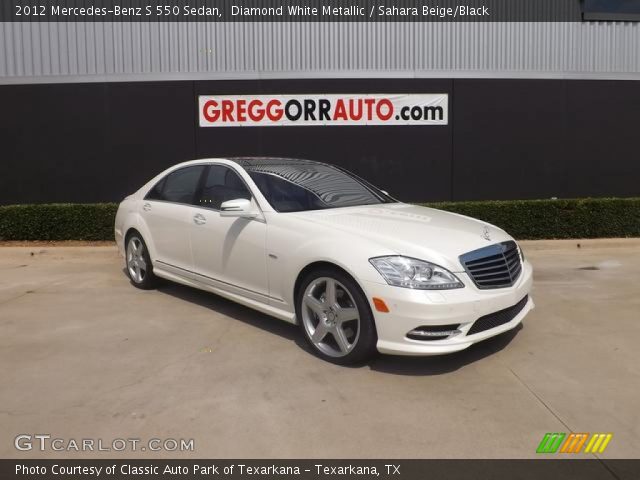 2012 Mercedes-Benz S 550 Sedan in Diamond White Metallic