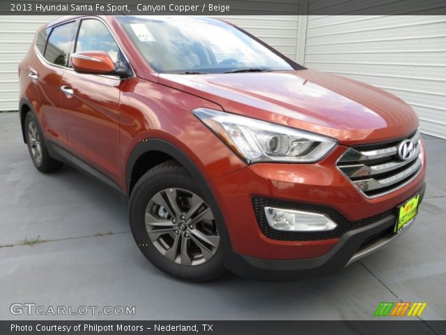 2013 Hyundai Santa Fe Sport in Canyon Copper