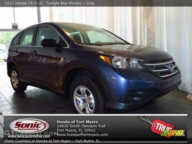 2013 Honda CR-V LX in Twilight Blue Metallic