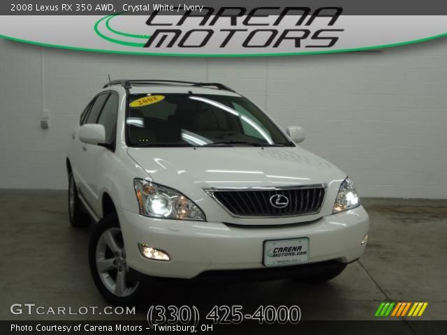 2008 Lexus RX 350 AWD in Crystal White