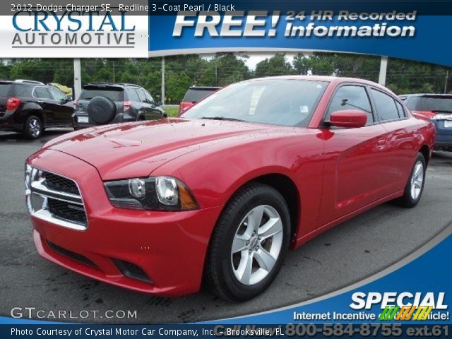 2012 Dodge Charger SE in Redline 3-Coat Pearl