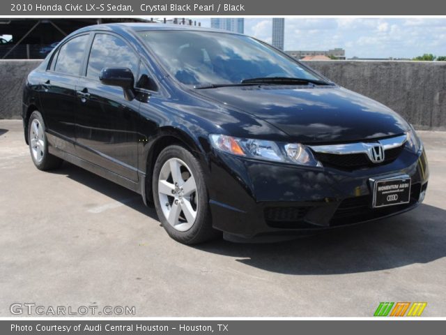 2010 Honda Civic LX-S Sedan in Crystal Black Pearl