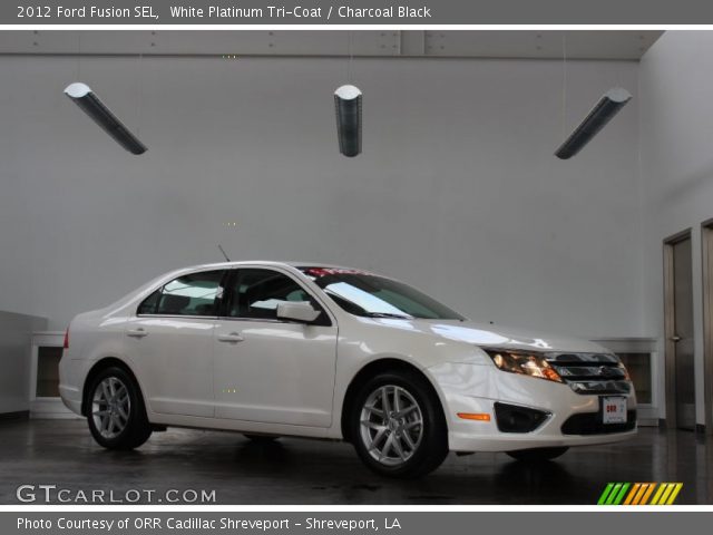 2012 Ford Fusion SEL in White Platinum Tri-Coat