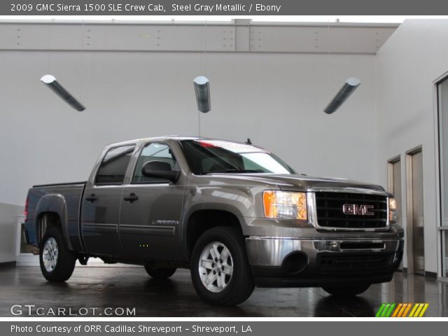2009 GMC Sierra 1500 SLE Crew Cab in Steel Gray Metallic