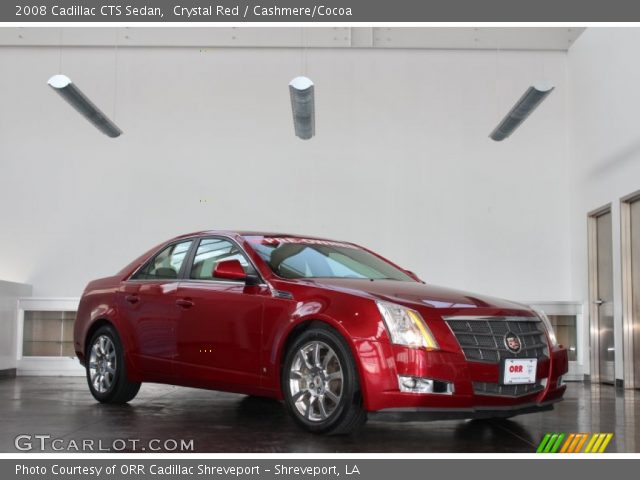 2008 Cadillac CTS Sedan in Crystal Red