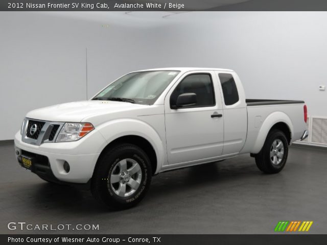 2012 Nissan Frontier SV King Cab in Avalanche White