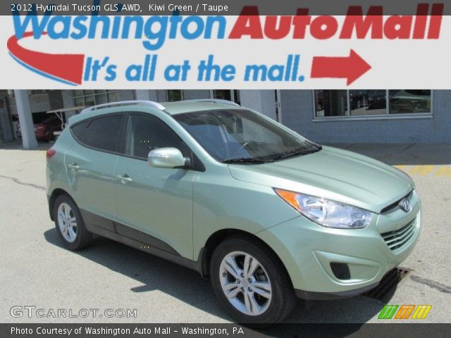 2012 Hyundai Tucson GLS AWD in Kiwi Green