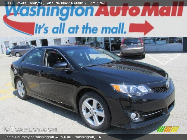 2012 Toyota Camry SE in Attitude Black Metallic