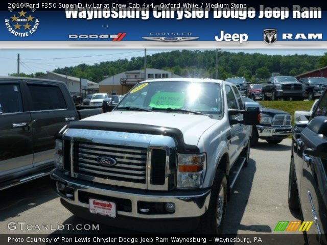 2010 Ford F350 Super Duty Lariat Crew Cab 4x4 in Oxford White